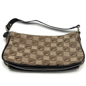 Vintage Fubu Monogrammed Purse Handbag 11”x5.5”